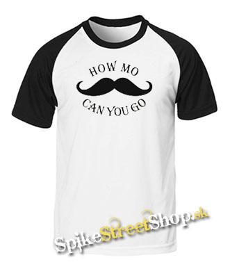 MOUSTACHE - How Mo Can You Go - dvojfarebné pánske tričko