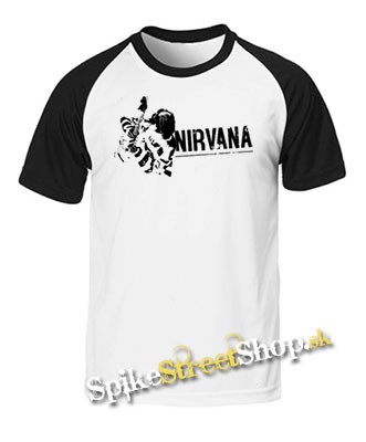 NIRVANA - Kurt Cobain - dvojfarebné pánske tričko