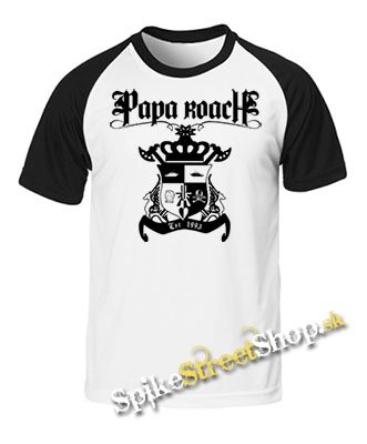 PAPA ROACH - Logo - dvojfarebné pánske tričko