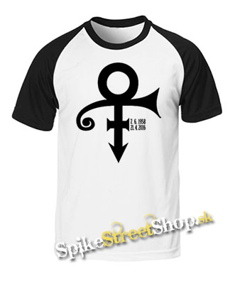 PRINCE - Signature 1958-2016 - dvojfarebné pánske tričko
