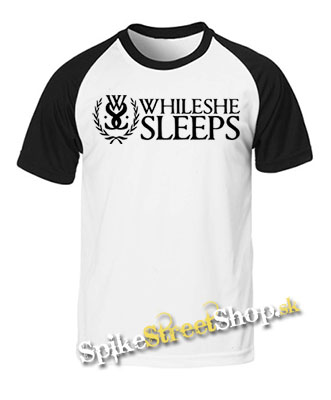 WHILE SHE SLEEPS - Logo - dvojfarebné pánske tričko