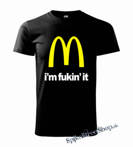 I´M FUCKIN´IT - čierne detské tričko