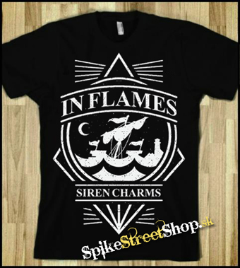 IN FLAMES - Siren Charms - čierne detské tričko