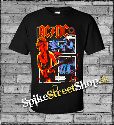 AC/DC - Comic - čierne detské tričko