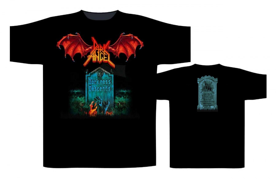 DARK ANGEL - Darkness Descends - čierne pánske tričko
