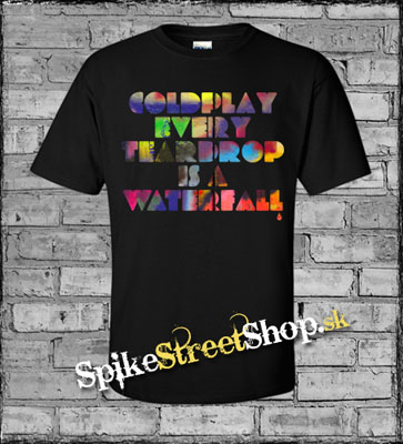 COLDPLAY - Every Teardrop - čierne detské tričko