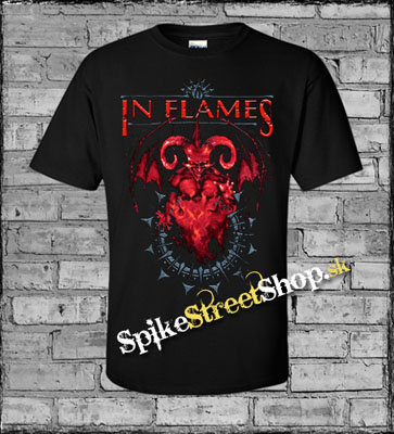 IN FLAMES - Baphomet - čierne detské tričko