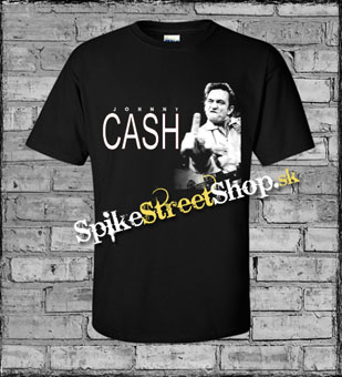 JOHNNY CASH - Fuck - čierne detské tričko