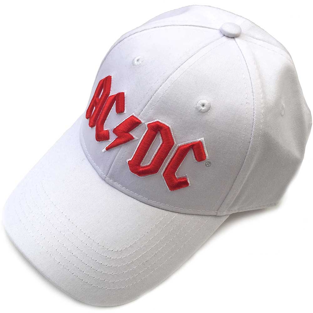 AC/DC - Red on White Logo - biela šiltovka