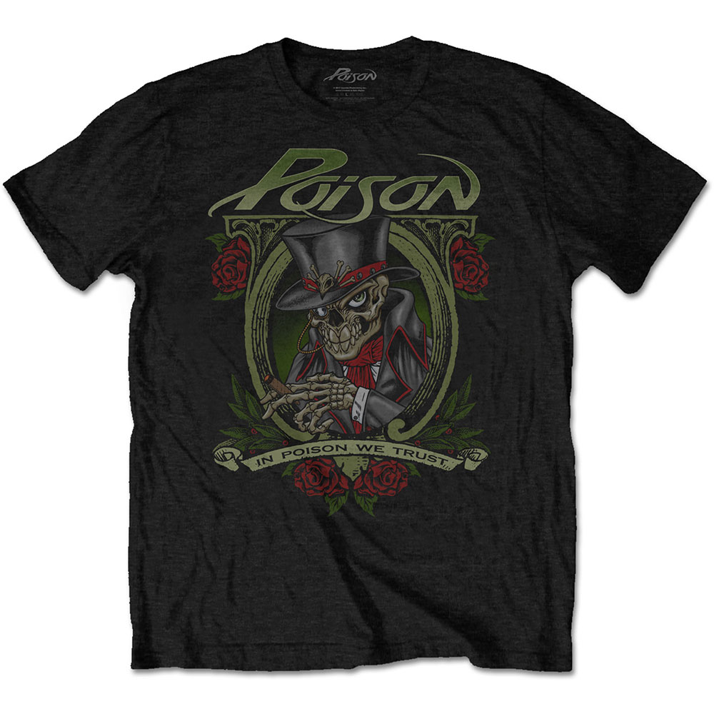 POISON - We Trust - čierne pánske tričko