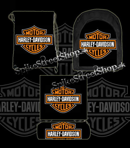 Hurá do školy - školská sada HARLEY DAVIDSON(ruksak, peračník a vak na prezuvky)