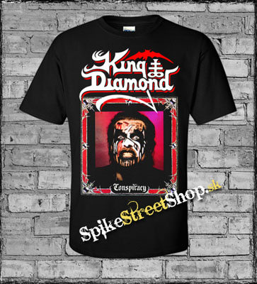 KING DIAMOND - Conspiracy - čierne detské tričko