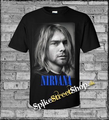 KURT COBAIN - Portrait - čierne detské tričko