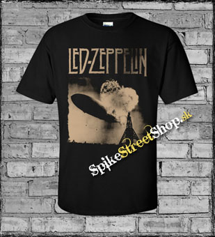 LED ZEPPELIN - Hindenburg Crash - čierne detské tričko