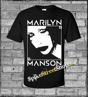 MARILYN MANSON - Born Portrait - čierne detské tričko