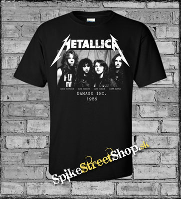 METALLICA - Damage Inc 1986 - čierne detské tričko
