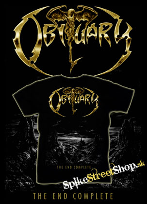 OBITUARY - The End Complete Gold Edition - čierne detské tričko