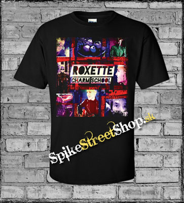 ROXETTE - Charm School - čierne detské tričko