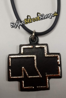 RAMMSTEIN - Black Logo - kovový prívesok