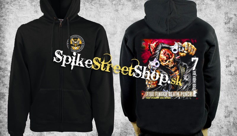 FIVE FINGER DEATH PUNCH - And Justice For None - čierna pánska mikina na zips