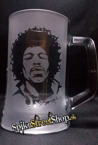 Sklenený krígel JIMI HENDRIX - Face