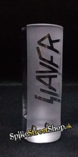 Sklenený poldecák SLAYER - Scratch Logo