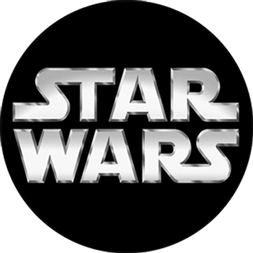 STAR WARS - čierny odznak