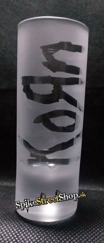 Sklenený poldecák KORN - Logo