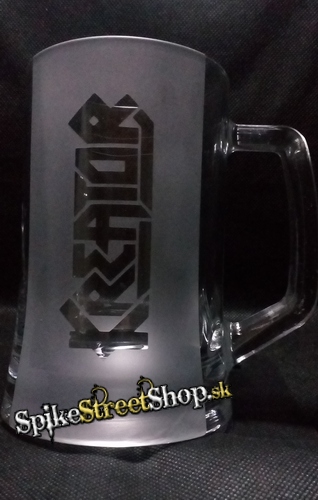 Sklenený krígel KREATOR - Logo
