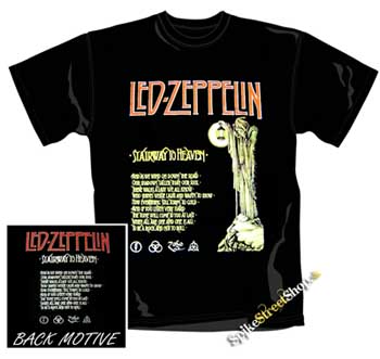 LED ZEPPELIN - Stairway To Heaven - čierne pánske tričko