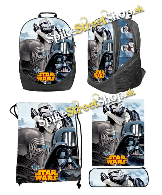 Hurá do školy - sada STAR WARS - Motive 1 (ruksak, peračník a vak na prezuvky)