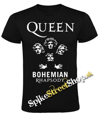 QUEEN - Bohemian Rhapsody - čierne detské tričko