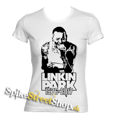 LINKIN PARK - Chester 1976-2017 - biele dámske tričko