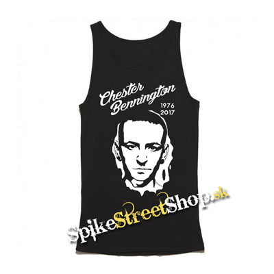 CHESTER BENNIGTON - Potrait Years - Mens Vest Tank Top - čierne