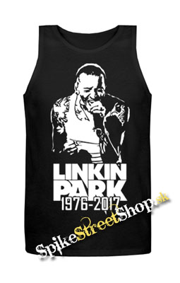 LINKIN PARK - Chester 1976-2017 - Mens Vest Tank Top - čierne