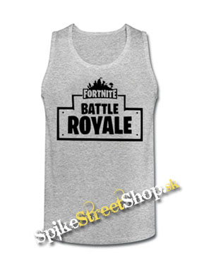 FORTNITE BATTLE ROYALE - Mens Vest Tank Top - šedé