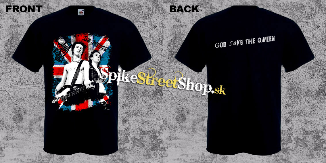 SEX PISTOLS - UK Flag Band - čierne pánske tričko