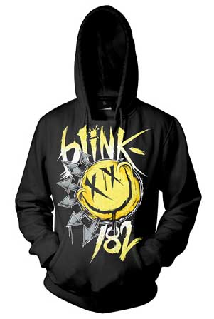 BLINK 182 - Big Smile Pullover Hoodie - pánska mikina