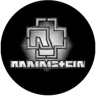 RAMMSTEIN - Strieborné logo - odznak