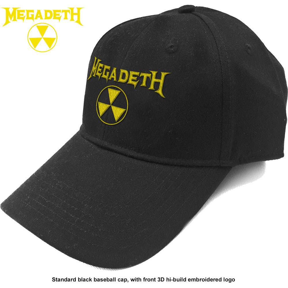 MEGADETH - Hazard Logo - čierna šiltovka