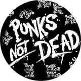 PUNKS NOT DEAD - odznak