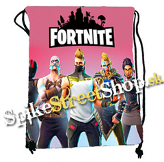 Školský chrbtový vak FORTNITE - Pink Skins Motive