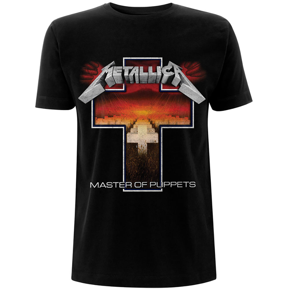 METALLICA - Master of Puppets Cross - čierne pánske tričko