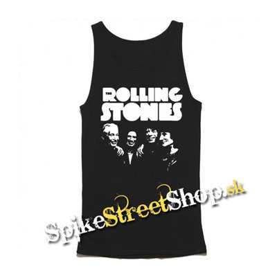 ROLLING STONES - Smile Band Forever - Mens Vest Tank Top - čierne