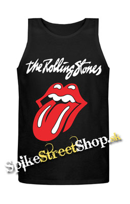 ROLLING STONES - Tonque - Mens Vest Tank Top - čierne