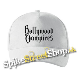 HOLLYWOOD VAMPIRES - Logo - biela šiltovka (-30%=AKCIA)