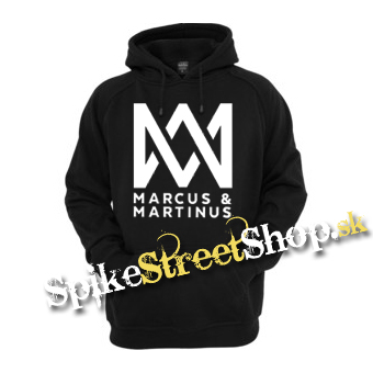 MARCUS & MARTINUS - Logo - čierna pánska mikina