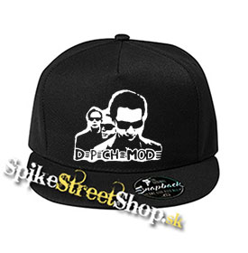 DEPECHE MODE - Logo & Band - čierna šiltovka model "Snapback"