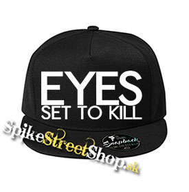 EYES SET TO KILL - Logo - čierna šiltovka model "Snapback"