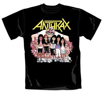 ANTHRAX - Euphoria Group Sketch - čierne pánske tričko